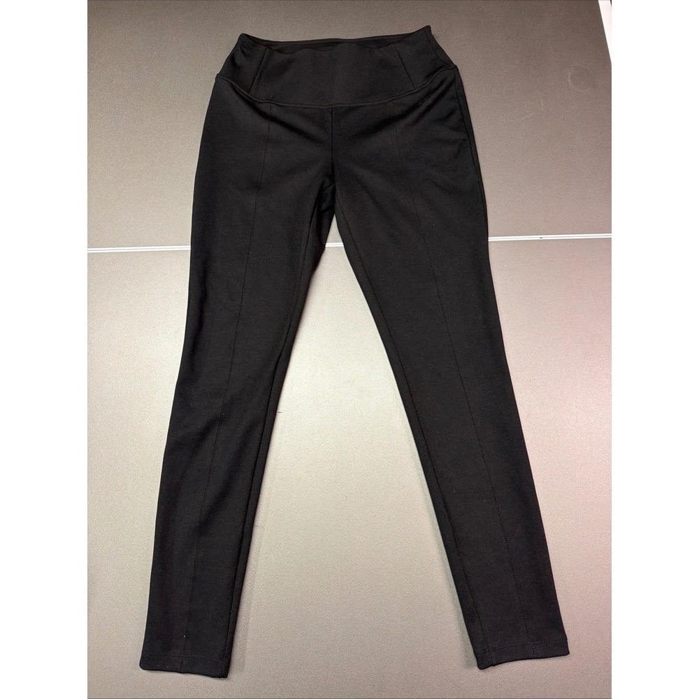 APT. 9 Women's Black Pull On Leggings Size M Stretch‎ High Rise Slim Ponte Pants
